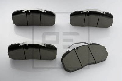 PE AUTOMOTIVE 08630250a -  Комплект тормозных колодок, дисковый тормоз